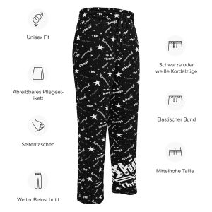 Wide-leg joggers “Shine Through” (Black)