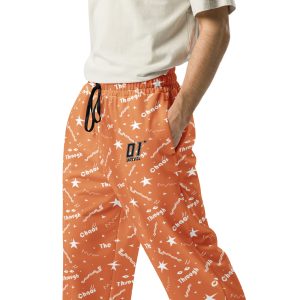 Wide-leg joggers “Shine Through” (Orange)