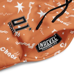 Wide-leg joggers “Shine Through” (Orange)