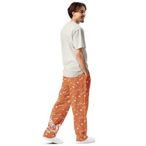 Wide-leg joggers “Shine Through” (Orange)