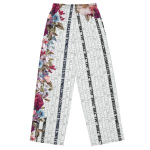 All-over print unisex wide-leg pants “Awakeness”