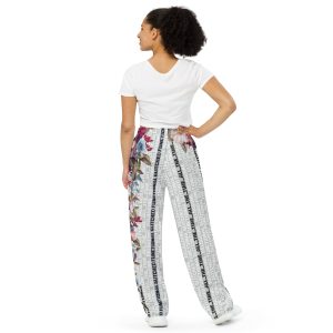 All-over print unisex wide-leg pants “Awakeness”