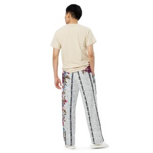 All-over print unisex wide-leg pants “Awakeness”