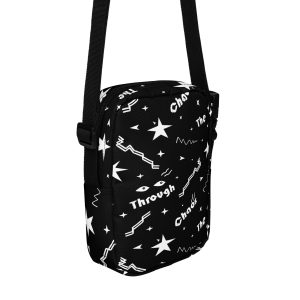 Utility crossbody bag “Shine Through” (Black)