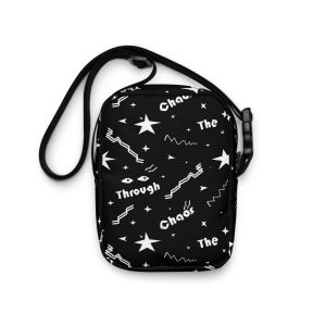 Utility crossbody bag “Shine Through” (Black)