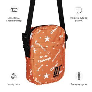 Utility crossbody bag “Shine Through” (Orange)