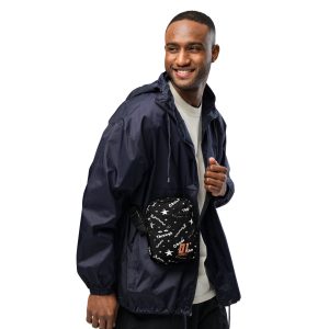 Utility crossbody bag “Shine Through” (Black)