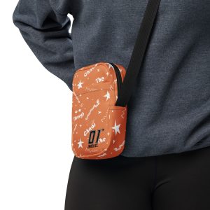 Utility crossbody bag “Shine Through” (Orange)
