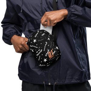 Utility crossbody bag “Shine Through” (Black)