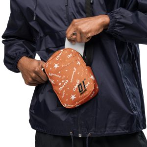 Utility crossbody bag “Shine Through” (Orange)