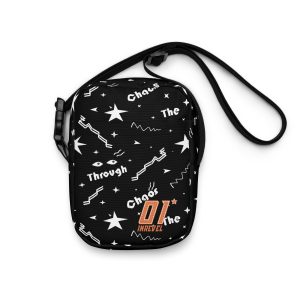 Utility crossbody bag “Shine Through” (Black)