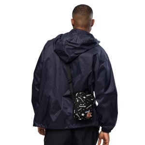 Utility crossbody bag “Shine Through” (Black)