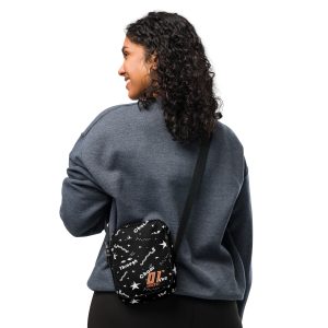 Utility crossbody bag “Shine Through” (Black)