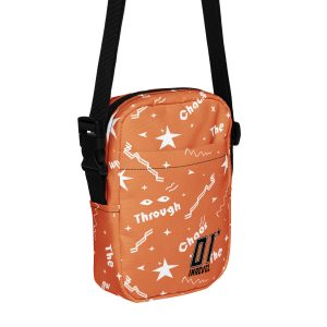 Utility crossbody bag “Shine Through” (Orange)
