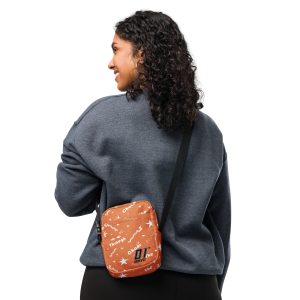 Utility crossbody bag “Shine Through” (Orange)