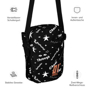 Utility crossbody bag “Shine Through” (Black)
