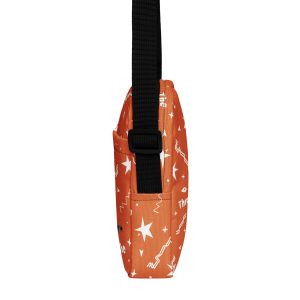 Utility crossbody bag “Shine Through” (Orange)