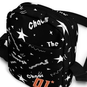 Utility crossbody bag “Shine Through” (Black)