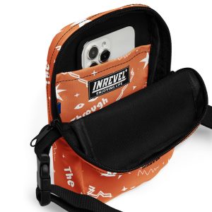 Utility crossbody bag “Shine Through” (Orange)