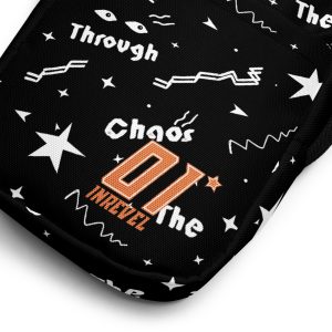 Utility crossbody bag “Shine Through” (Black)