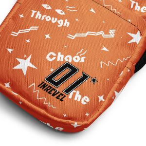 Utility crossbody bag “Shine Through” (Orange)