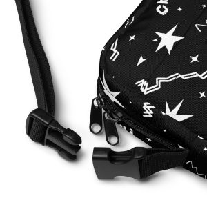 Utility crossbody bag “Shine Through” (Black)