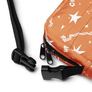Utility crossbody bag “Shine Through” (Orange)