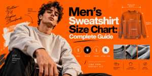 Men’s Sweatshirt Size Chart: Complete Guide Image